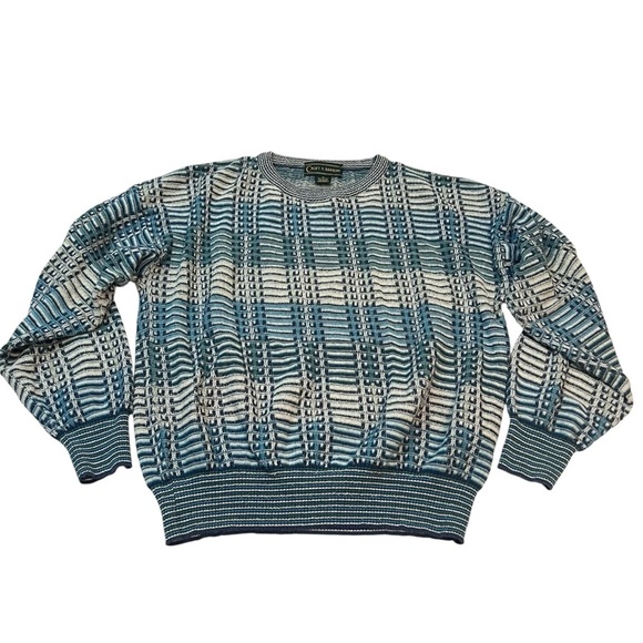 Vintage Croft & Barrow 90s Style Knit Sweater Made in Italy | Size M - Picture 1 of 6